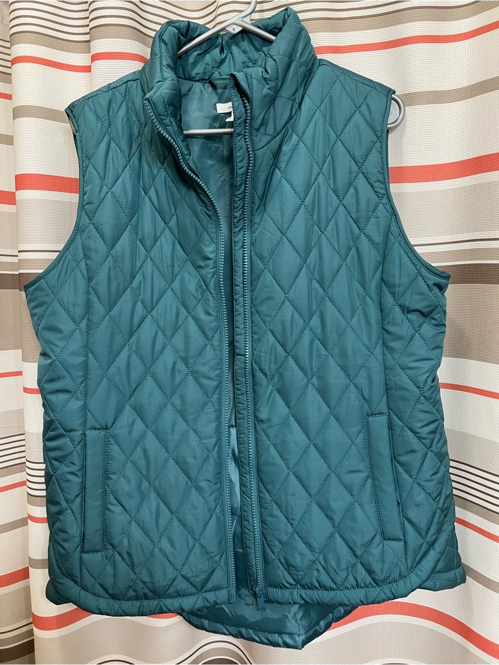 Maurices Teal Quilted Sleeveless Puffer Vest
